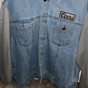 coors jacket with hoodie (new)